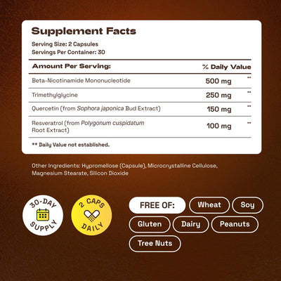 NMN NAD+ Cellular Renewal Supplement